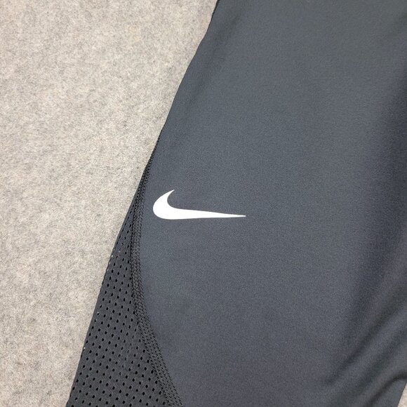Nike Pro Hypercool Leggings Womens Size Small Black Mesh Panel Activewear - Picture 10 of 16